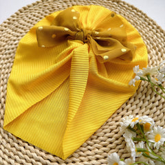 Baby Spring Summer Thin Headband Soft Bow Hat for Infants and Newborns