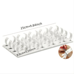 Universal Spice Jar Clips Organizer for Refrigerators