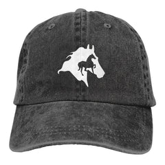 Men Vintage Adjustable Funny Chicken Whisperer Horse Cowboy Hat