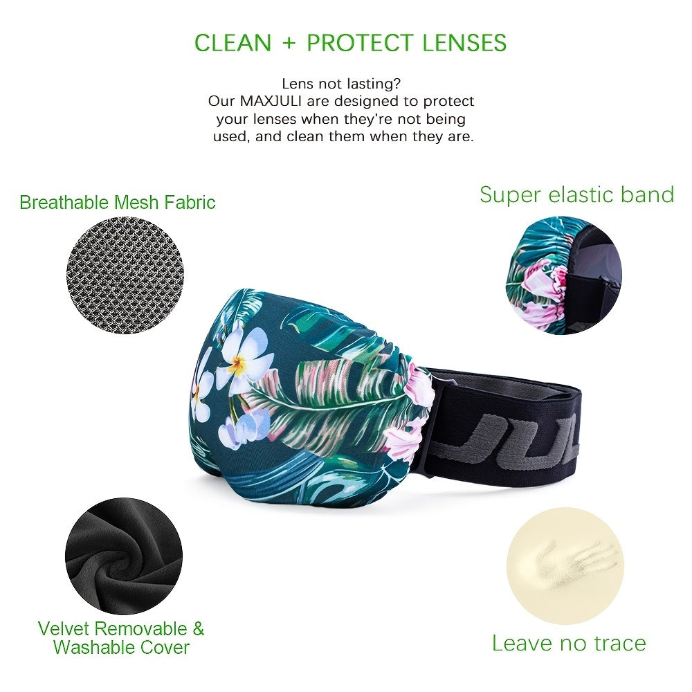 MAXJULI Microfiber Goggle Cover Mesh Fabric Protection
