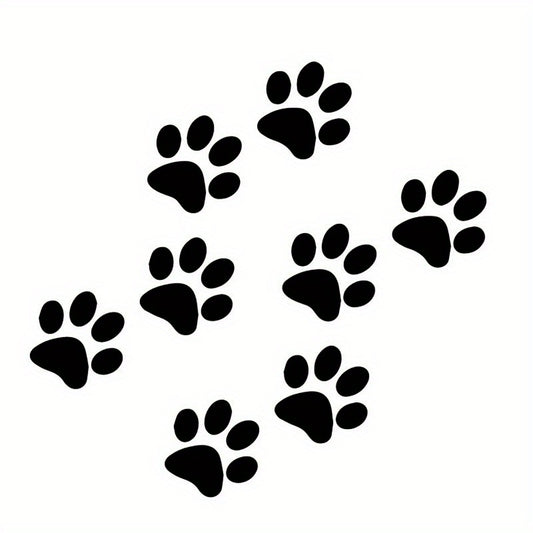 Cat Paw Print Sticker Boat Decal Dog Footprint Car Sticker