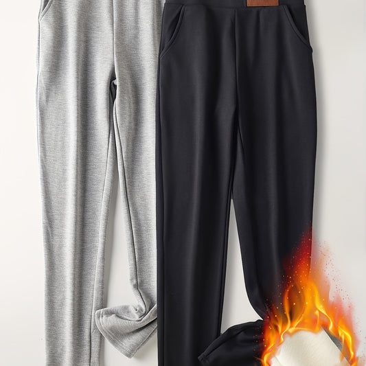 Fleece Lined Yoga Pants Warm Leggings Women's Activewear