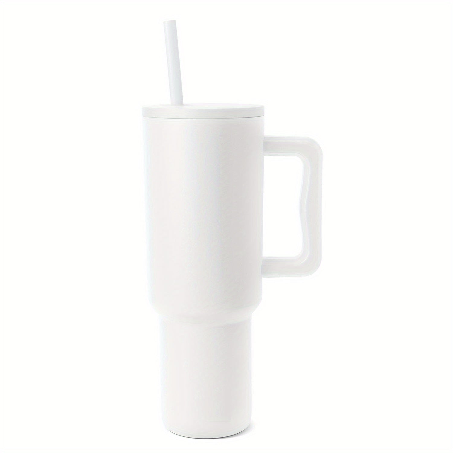 40oz Tumbler Handle & Straw Lid Insulated Cup Stainless Steel Travel Mug