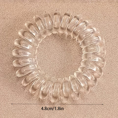 20pcs Spiral Hair Tie Elastic Hair Ring Hair Accessories