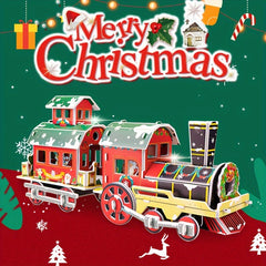3pcs 3D Model Puzzle Large-scale Real Building Christmas Gift
