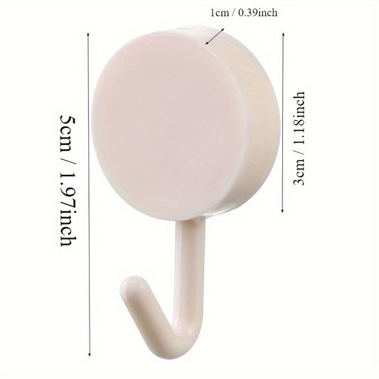 7pcs Macaron Hooks Wall Stickers Punching Lights Small Hooks