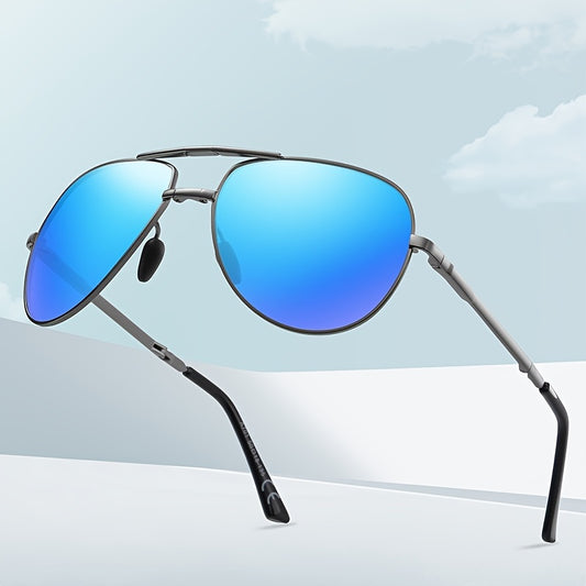 Polarized Foldable Men's Sunglasses Cycling Driving Mirror