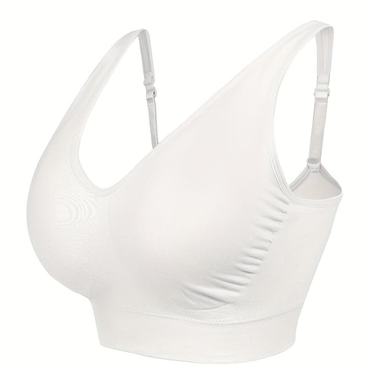  Seamless Sports Bra High Elastic Wire-Free Yoga Fit