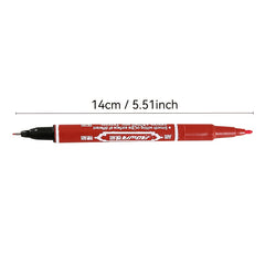 12pcs Double-Headed Marker Pens & Red Sketching Pens