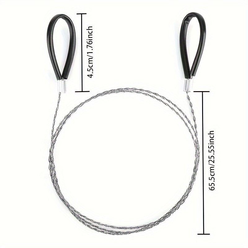 2pcs Survival Wire Saw Portable Small Saw Outdoor Camping Emergency