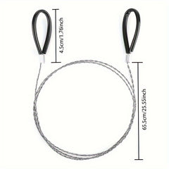 2pcs Survival Wire Saw Portable Small Saw Outdoor Camping Emergency