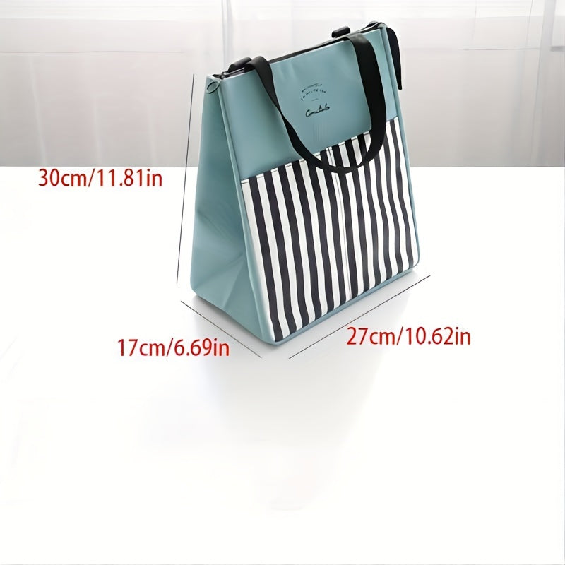 Portable Aluminum Foil Insulated Lunch Box Bag for Outdoor Activities
