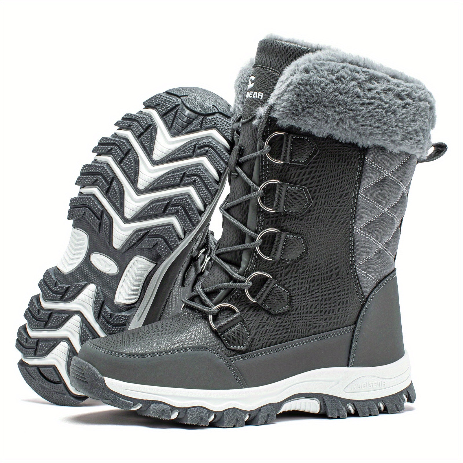 Women's Waterproof Snow Boots High Top Hiking Boots
