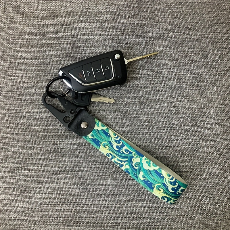 Wave Keychain Wrist Keychain Backpack Pendant Accessories