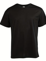 5pcs Men's Quick Drying Performance T-Shirts for Outdoor Gym
