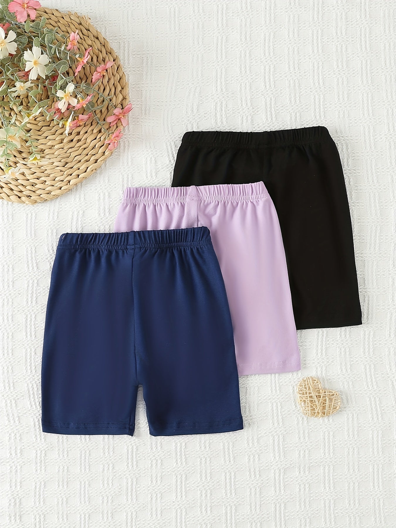 Toddler Girls' Unicorn Graphic Shorts Stretchy Comfy Bike Shorts Dance Outwear