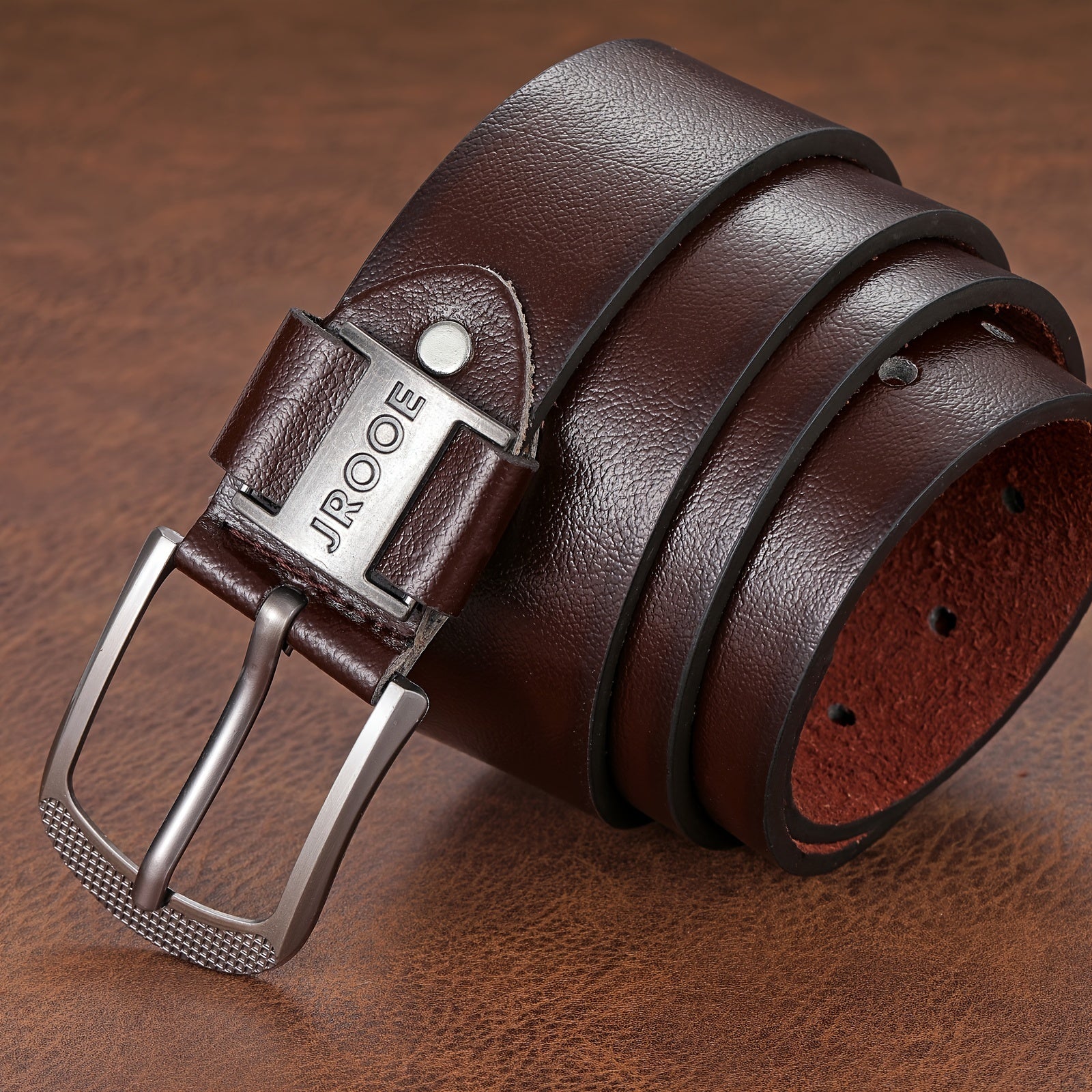 Men's Stitch Buckle Belt for Wedding Party