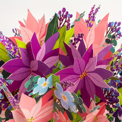 Holiday Pop Up Flower Bouquet Perfect Present For Birthday