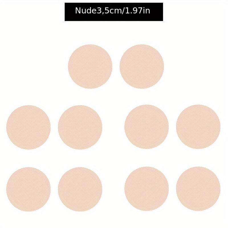 10pcs Men's Nipple Cover Disposable Nipple Tape Anti-friction Invisible Stick
