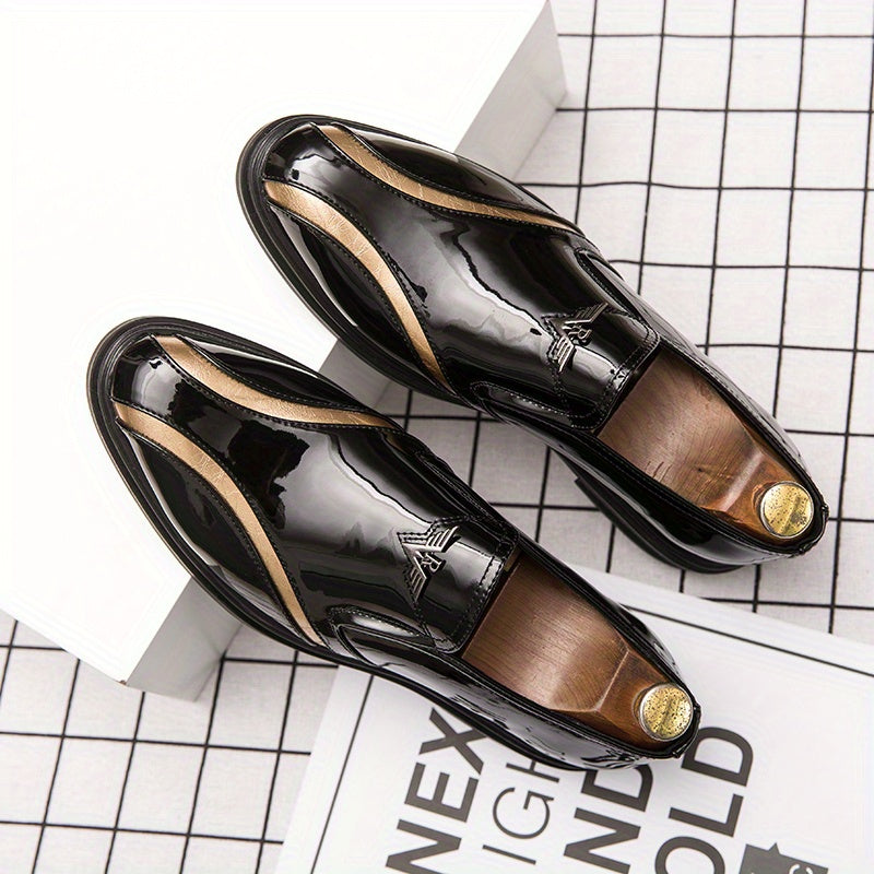Women's PU Leather Slip On Soft Sole Oxfords