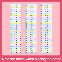 120pcs Name Tag Sticker Customize Stickers Waterproof MEDIUM Size 4 6x1