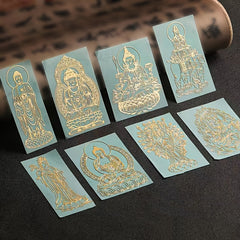 8pcs Guardian God Phone Stickers - Add Faith to Your Device