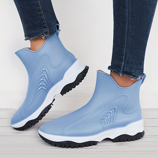 Women's Waterproof Rain Boots - Anti Slip Outdoor Short Boots