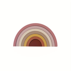 Soft Rainbow Stacking Toys for Kids Educational Building Blocks