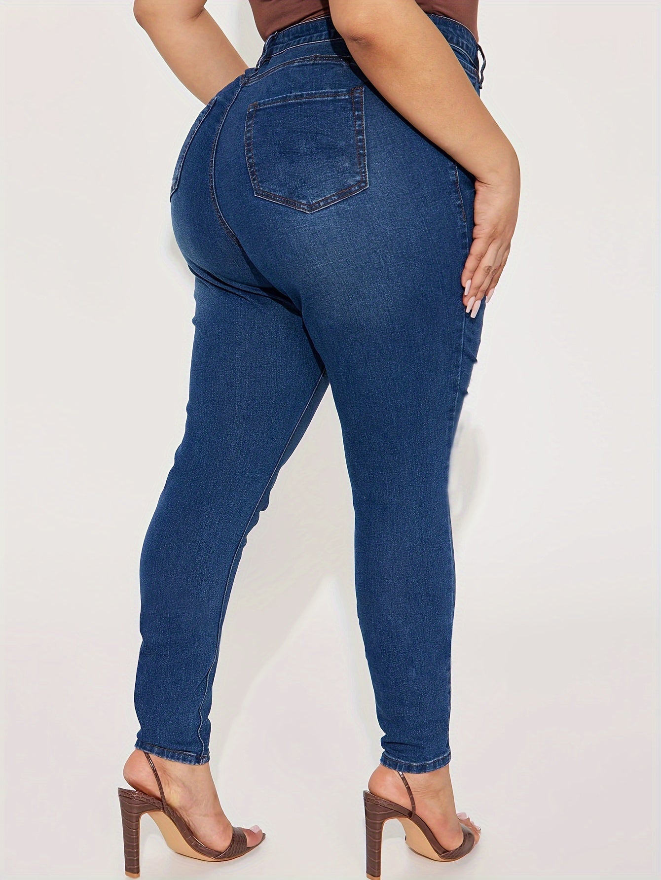  High Rise Skinny Jeans
