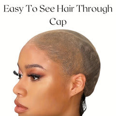 10 Pcs Transparent Wig Caps for Lace Front Wig - Stocking Caps for Wigs