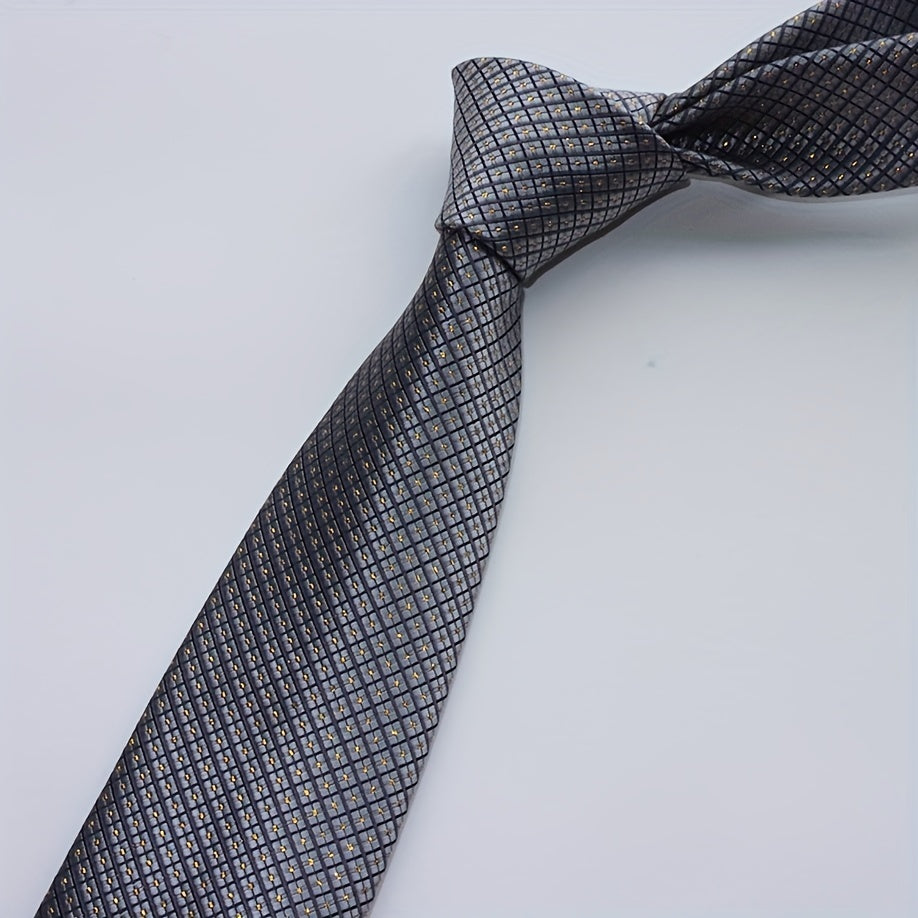 Jacquard Ties For Men Size 3 15Inch Business Elite Formal Accessories