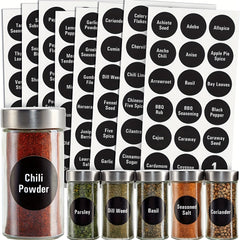 180pcs Waterproof Spice Labels for Bottles Creative Kitchen Organization