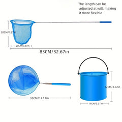 Stainless Steel Mesh Folding Bucket Outdoor Adventure Catching Insects