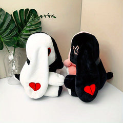 2pcs Evil Rabbit Plush Toy Halloween Decor