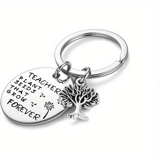 Teacher Keychain Thank You For Teacher Key Rings