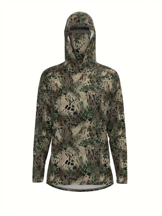 Outdoor Sun Protection Clothing Hooded Jacket Quick drying Breathable With Mask