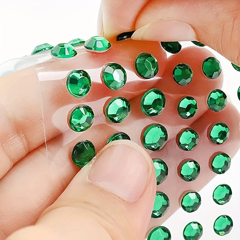 Self Adhesive Rhinestone Stickers DIY Gems Makeup Carnival