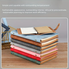 A5 Business PU Leather Notebook Office Journal