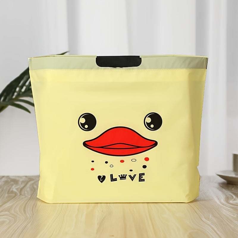 5pcs Cute Duck Xmas Gift Bag Cartoon Clothing Shopping Holiday G
