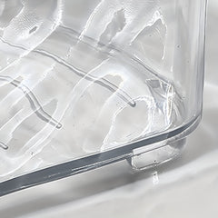 Clear Desktop Storage Box for Cosmetics Makeup Jewelry Food Books