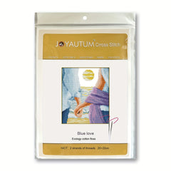 DIY Love Cross Stitch Kit for Beginners Embroidery Handwork with Printed Cloth