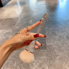Large Mineral Powder Brush with Crystal Rhinestones