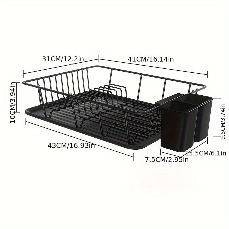 Kitchen Sink Countertop Drain Bowl Rack Dish Storage Rack