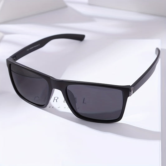 Men's Retro UV Protection Sports Sunglasses in Zipper Box