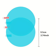 2 Pcs Car Rearview Mirror Rainproof Anti-Fog Protective Film