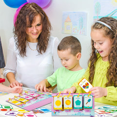 NeslGenc Learning Flashcards Set for 3-6 Year Olds