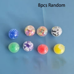 8pcs Soft Rubber Sensory Squeeze Balls for Rewards & Holidays
