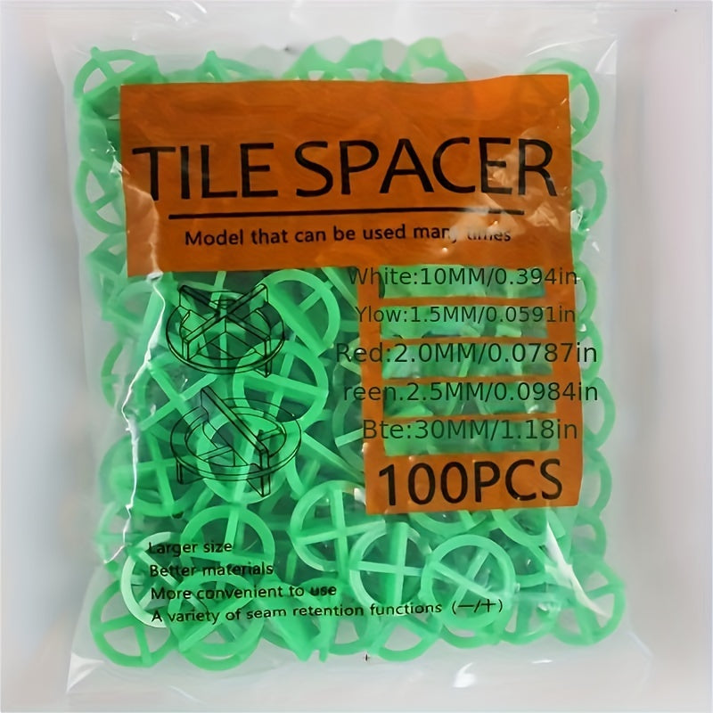 100pcs Reusable Ceramic Tile Leveler Clamp Type Leveling System