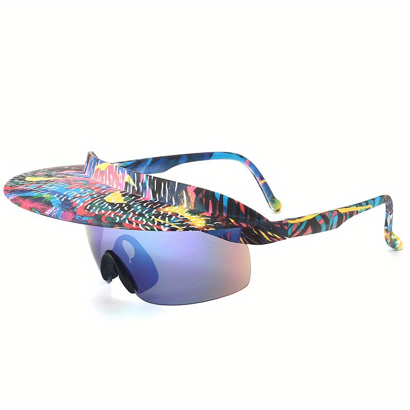 Large Frame Cycling Sunglasses For Men UV resistant Sports Tourism Glasses