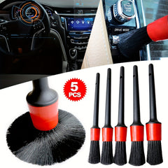 Detailing Brush Set Car Cleaning Brushes Dashboard Air Outlet Wheel Brush